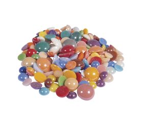 Diamond Glas Mosaiksteine, rund