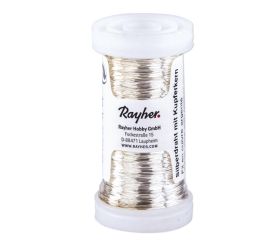 Silver wire with copper core