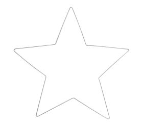 Draht Stern, 40cm ø