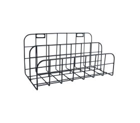 Wire storage rack, 2 compartments