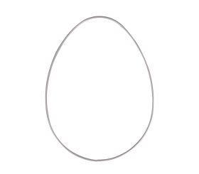 Metallring Ei, 25cm