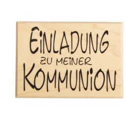 H.- Stempel 'Einladung z. Kommunion'