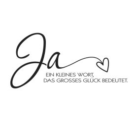 Stamp  Ja, ein kleines Wort...