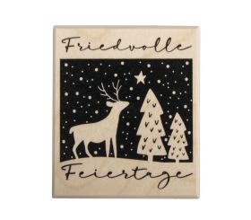 Stamp  Friedvolle Feiertage