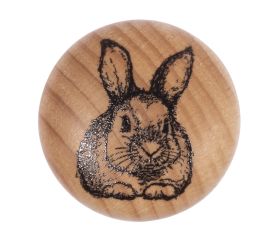 Stempel Häschen, 3cm ø