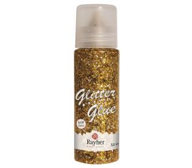 Glitter glue coarse, gold