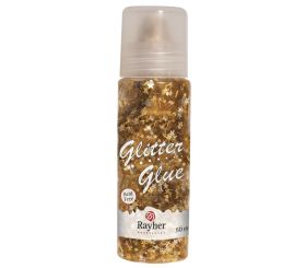 Glitter glue Space, gold