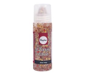 Glitter glue little star, classic red