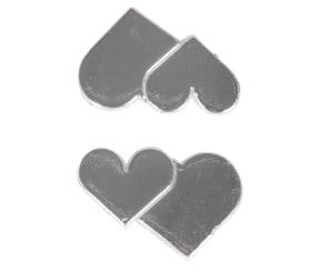 Wax motive: double heart