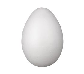 Styrofoam egg, 2 parts