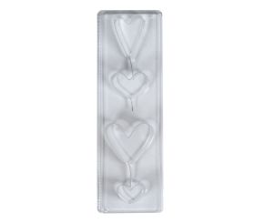 Soap casting mould: Hearts