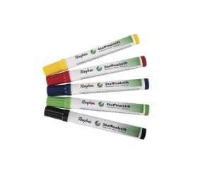 Set of fabric paint pens, thick tip