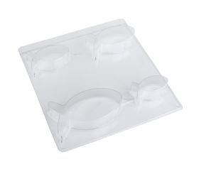 Casting mould: Fishes 4 sizes