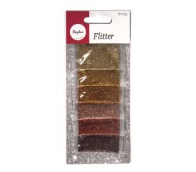 Glitter tab-bag mix