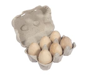 Holz Eier Set