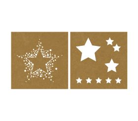 Paper template Stars