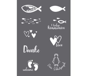 Screen printing stencil Event A5