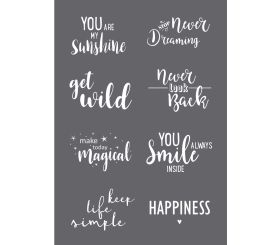 Screen printing stencil Spray A5