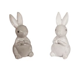 Polyresin Rabbits with adhesive dot