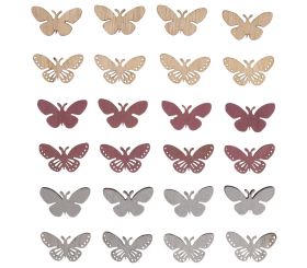 Holz-Streuteile Schmetterling