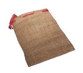 Jute Säckchen m. roter Kordel