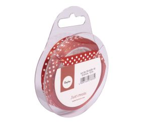 Satinband mit Punkten