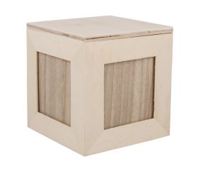 Wooden picture cube FSC Mix Credit
