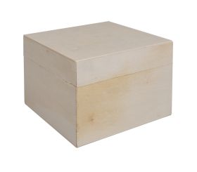 Holz Box mit Deckel, FSC Mix Credit