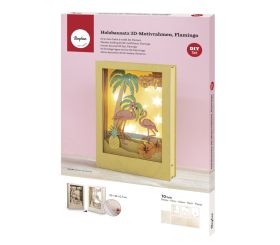 Holzbaus. 3D-Motivr. Flamingo, FSC 100%