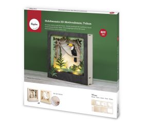 Wood.const.kit,3D-motif Toucan, FSC 100%