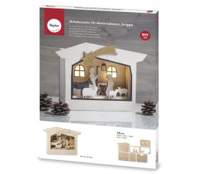 Kit bois Cadre à motif 3D,FSC Mix Credi