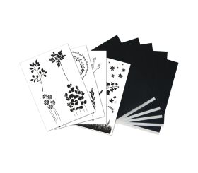 Transfer paper w. templates  Pflanzen