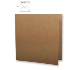 Karte quadr.,doppelt,FSC Recycled Credit