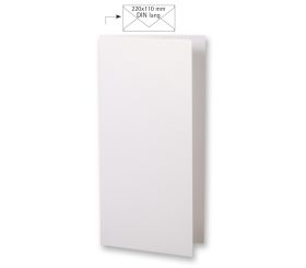 Karte DIN lang, metallic, FSC Mix Credit