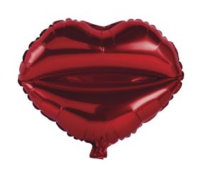 Folienballon Kussmund