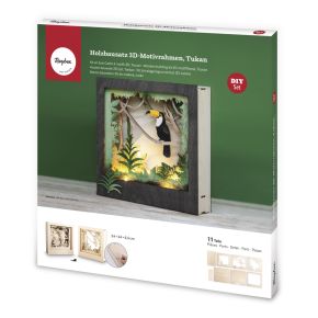Wood.const.kit,3D-motif Toucan, FSC 100%
