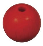 Holzperlen FSC 100%, poliert, 12mm ø, rot