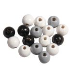 Holz Perlen Mischung FSC 100%, 8mm ø