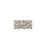 Rocailles, 2,0 mm ø, nacre, silver