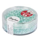 Papillon-Rocailles, 2x4 mm, mintgrün