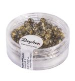 Glas Schliffperle, 4mm ø, gold