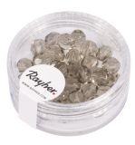 Glas Schliffperle, 6mm ø, taupe