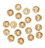 Glas Schliffperle, 3mm ø, helltopaz