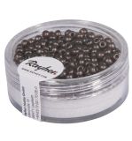 Rocailles verwachst, dunkelbraun