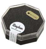 Delica-Rocailles, 1,6mm ø, schwarz