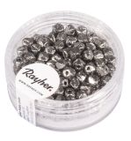 Antique Rocailles, 4mm ø, anthrazit