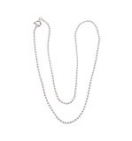 Chaîne à boules, 1,5mm ø, argent