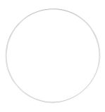 Metallringe, beschichtet, weiß