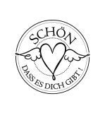 Stempel 'Schön,dass es Dich gibt', 3cm ø