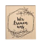 Stempel  Wir trauen uns